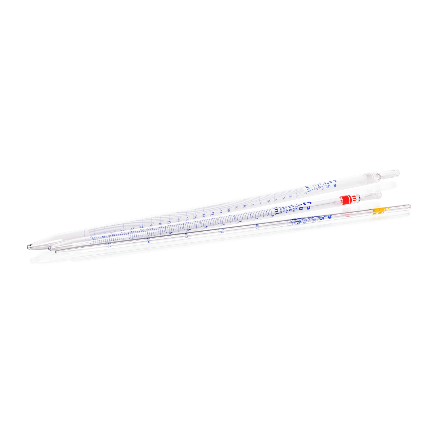 Measuring Pipette From soda-lime glass, class AS,type 1 ( 1 ml.- 50 ml. )